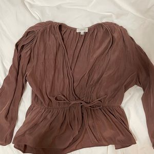 Wilfred purple/taupe blouse